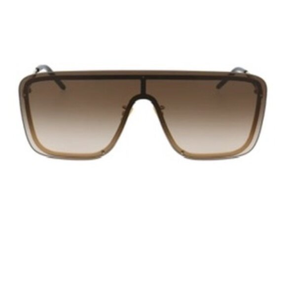 Saint Laurent Eyewear Shield-Frame Sunglasses - Picture 1 of 8
